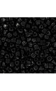 Miyuki triangle beads 8/0 Black TR8-401
